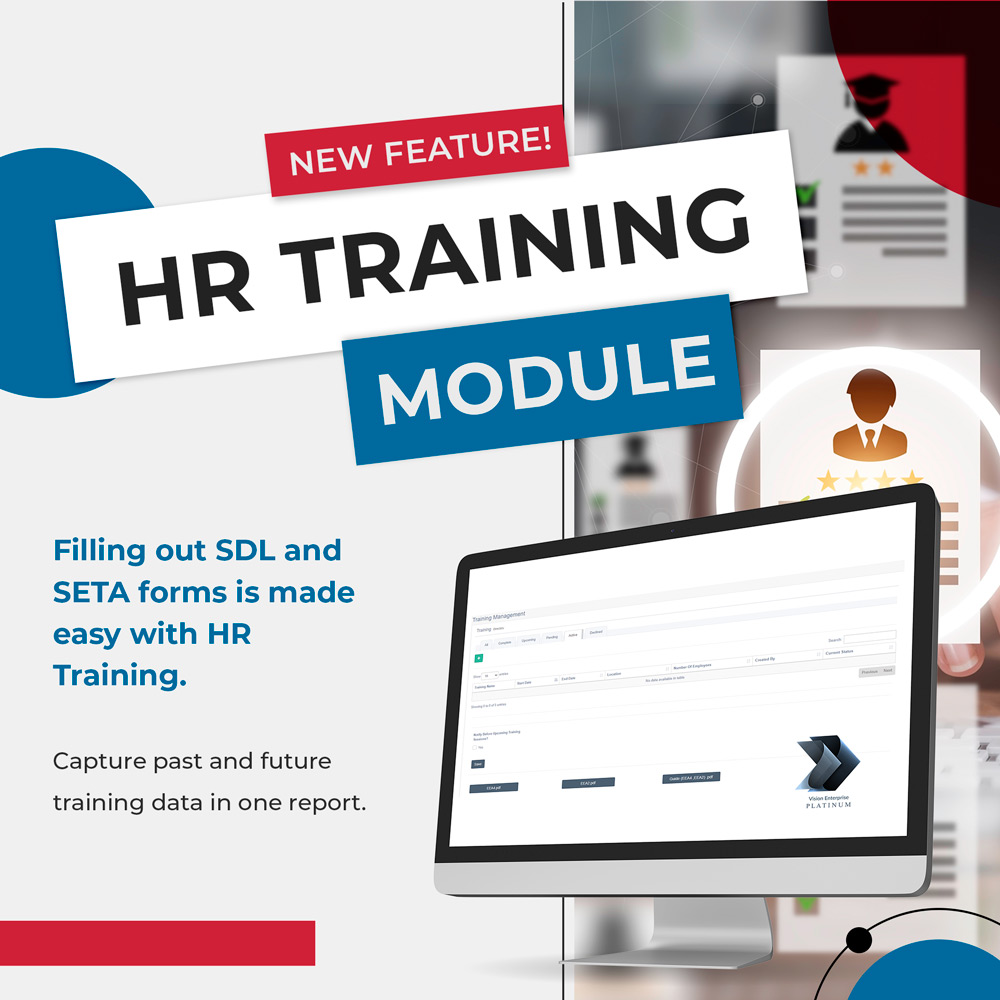 New Feature Alert: HR Training Module - SDL and SETA compliancy
